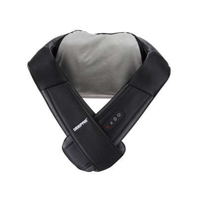 Geepas Ultimate Upper & Lower Body Relief Combo | Cordless Neck & Shoulder Massager GM86106 + Foot & Leg Massager GM86105 with Shiatsu, Air Compression & Auto Timer