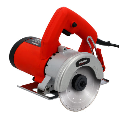 Geepas GMC4102-240 Marble Cutter 1200W | Powerful 110mm Tile & Stone Cutter with 12,000RPM Motor| 32mm Cutting Depth | Wet & Dry Cutting and Water Cooling System
