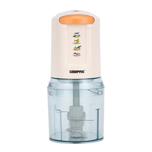 Geepas GMC42012  0.5L Multi Chopper | 500W | 2-Speed Food Chopper with Stainless Steel Double Blades | Safety lock system | Metal motor connector with silicone gasket