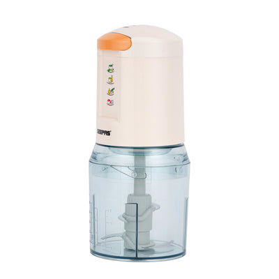 Geepas GMC42012  0.5L Multi Chopper | 500W | 2-Speed Food Chopper with Stainless Steel Double Blades | Safety lock system | Metal motor connector with silicone gasket