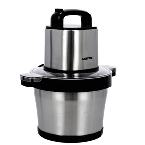 Geepas 6L Commercial Multi Chopper GMC42023 | Powerful 1000W Motor | Stainless Steel Bowl | 4 Sharp Blades | 2 Speed Settings & Pulse Function | Durable & Easy to Clean