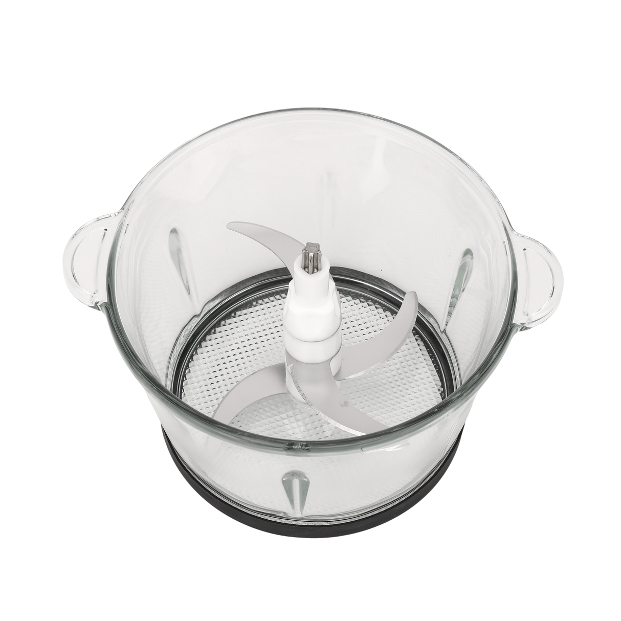 Geepas GMC42024 Multi Chopper | 3L Glass Bowl | 500W Powerful Motor | Stainless Steel Double Blade | 3 Speed Control & Safety Protection for Fast Food Preparation