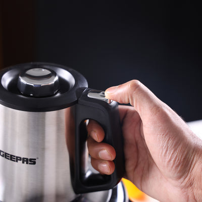 Geepas GMC42025 Multi Chopper | 500W| 3L Stainless Steel Bowl | 3-Speed Control| Stainless Steel Double Blades | Heavy Duty Food Processor with 2-Year Warranty