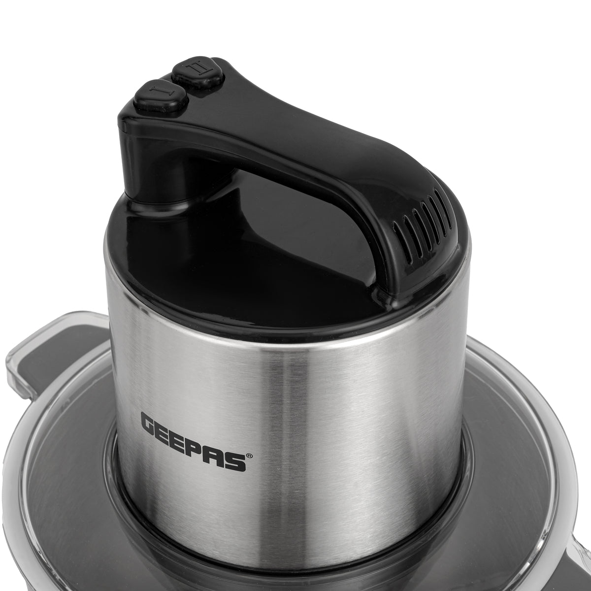 Geepas GMC42031 Multi Chopper |10L Stainless Steel Bowl |1500W Powerful Motor |2 Speed Settings with Pulse Function | Heavy-Duty| Durable| Easy to Clean| 2-Year Warranty|