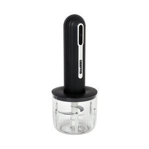 Geepas Rechargeable Mini Chopper- GMC42035/ Compact Multi-Purpose Chopping Machine, Stainless Steel Blade Assembly/ 4 pcs PET Bowls, 1 400 ml and 3200 ml/2-Year Warranty