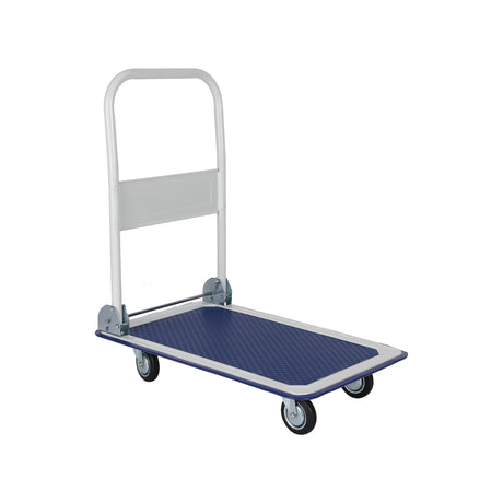 Geepas GMH59317 Platform Hand Truck 300kg Load Capacity | Heavy Duty Foldable Platform Trolley | Anti-Slip Platform & Smooth Wheels for Warehouse, Office & Industrial Use