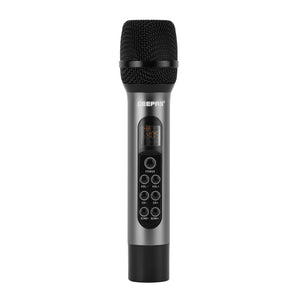Geepas GMP15014 UHF Wireless Microphone | High Quality Sound Output with Sharp Sensitivity| Long-Distance UHF Transmission| 30 Selectable Frequencies| 2-Year Warranty