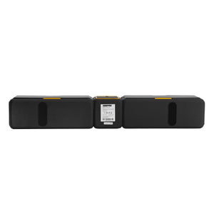 Geepas GMS11141UK Soundbar Bluetooth Speaker | Powerful 20W Stereo Output | 4 Built-In Speakers| TWS Connectivity| Bluetooth 5.0| FM/USB/TF/AUX Support| 2 Years Warranty