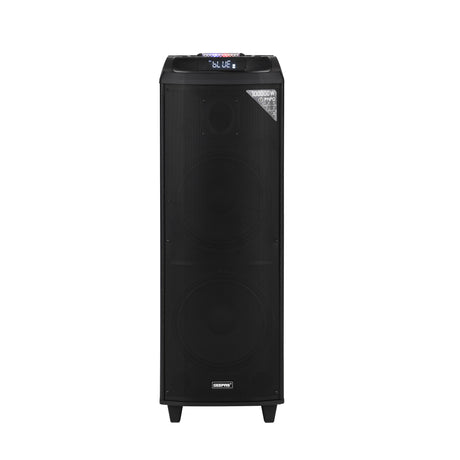 Geepas GMS11153 Rechargeable Professional Speaker with UHF Mic | Bluetooth Party Speaker | True Wireless Stereo |UHF wireless microphone | External DC 12V power input
