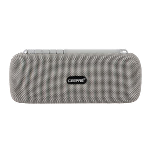 Geepas GMS11172 Rechargeable Bluetooth Speaker |10W Powerful Stereo Output| TWS Connectivity|  USB/TF/AUX/FM Support| Hands-Free Calling| Portable Design|2 Years Warranty