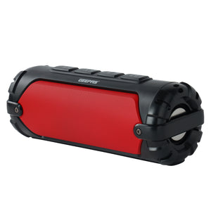 Geepas GMS11180 Rechargeable Bluetooth Speaker | TWS Portable Wireless Speaker | Multiple Playback Options | Hands-Free Calling |1200mAh Rechargeable Battery | Durable