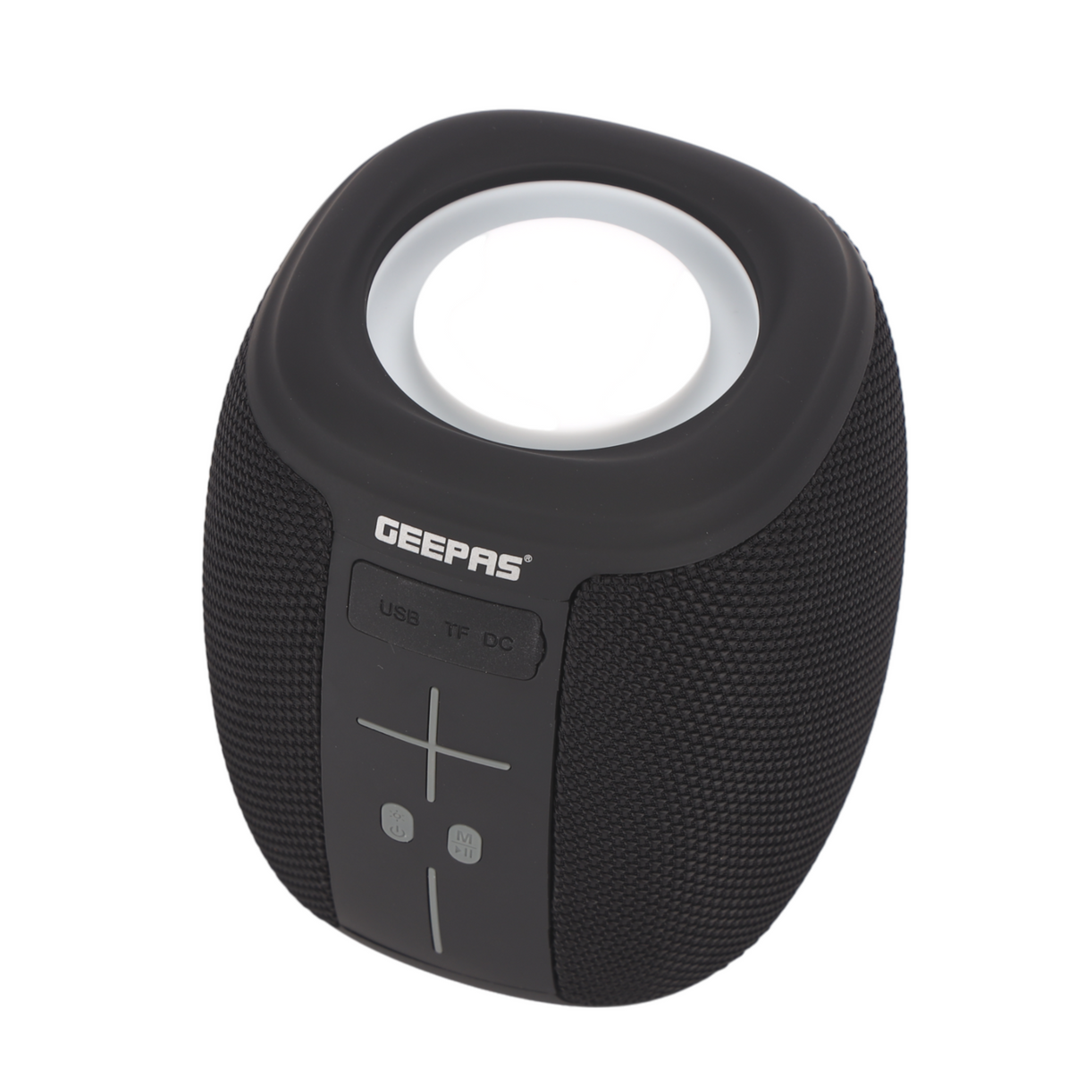 Geepas GMS11181 Portable Bluetooth Speaker with RGB Lights | Powerful Sound Output| | USB/TF/AUX Input | FM Radio| Built-in Rechargeable Battery|  2-Year Warranty