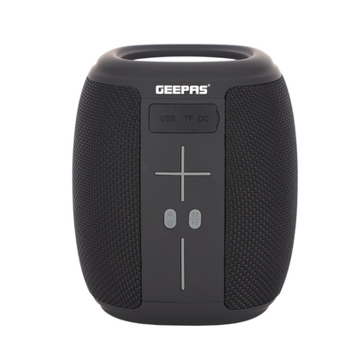 Geepas GMS11181 Portable Bluetooth Speaker with RGB Lights | Powerful Sound Output| | USB/TF/AUX Input | FM Radio| Built-in Rechargeable Battery|  2-Year Warranty