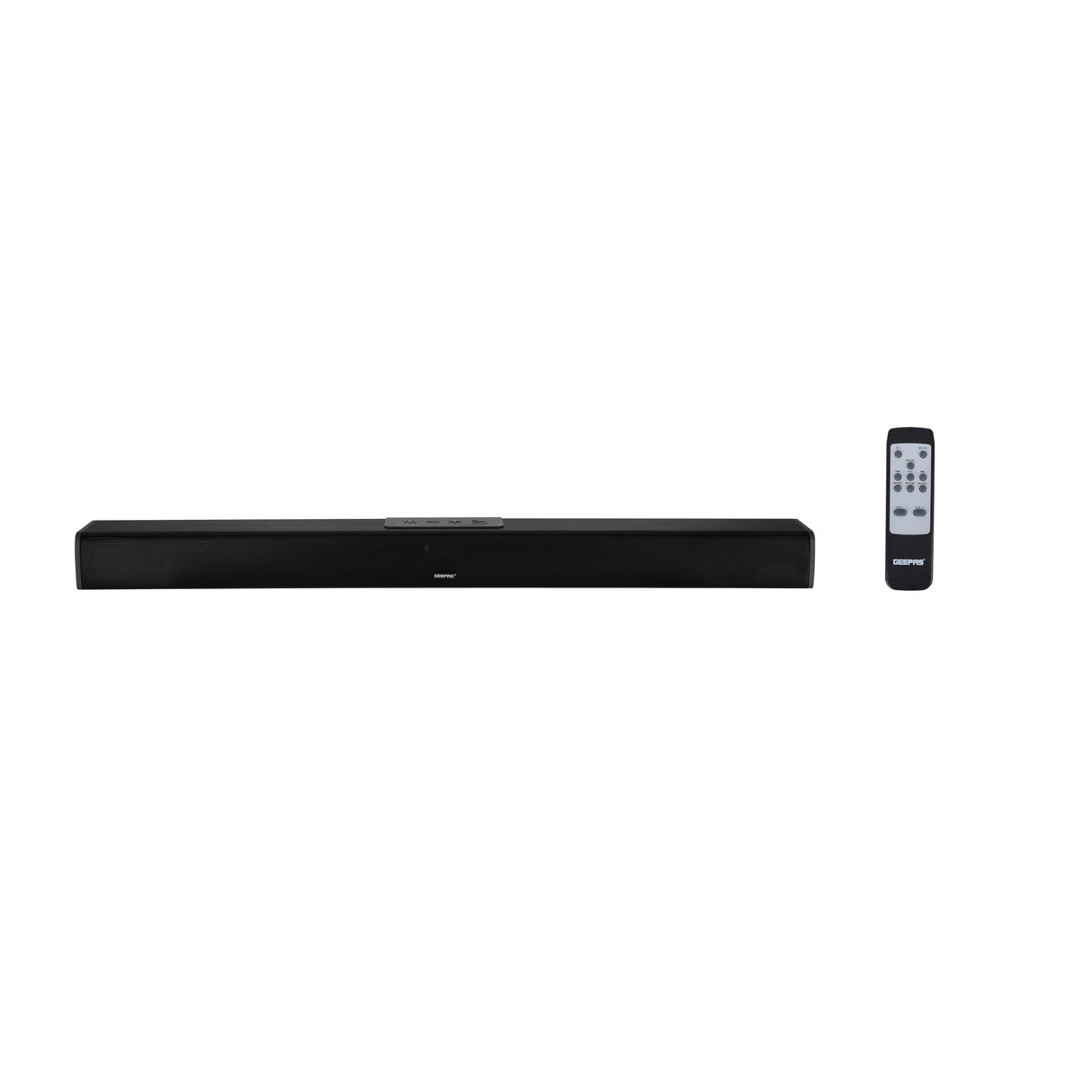 Geepas GMS11185 Bluetooth Soundbar with Built-in Subwoofer|3D Surround Sound| HDMI Optical AUX Inputs| LED Display| Wall-Mountable Home Audio System for TV Movies & Music