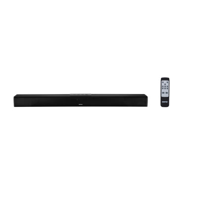 Geepas GMS11185 Bluetooth Soundbar with Built-in Subwoofer|3D Surround Sound| HDMI Optical AUX Inputs| LED Display| Wall-Mountable Home Audio System for TV Movies & Music