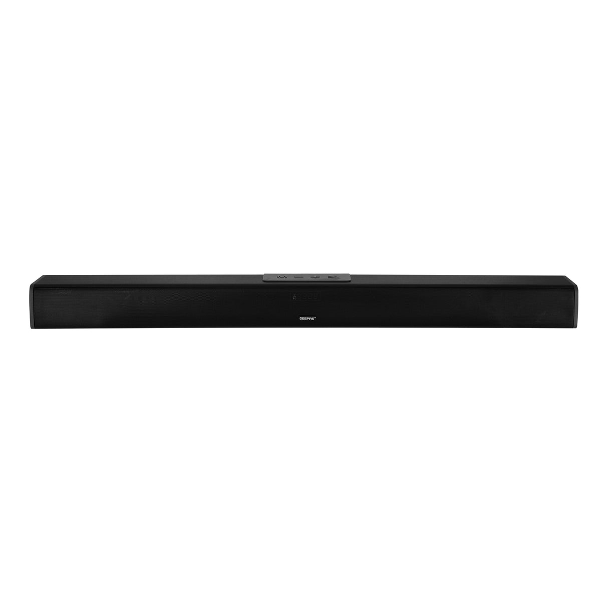 Geepas GMS11185 Bluetooth Soundbar with Built-in Subwoofer|3D Surround Sound| HDMI Optical AUX Inputs| LED Display| Wall-Mountable Home Audio System for TV Movies & Music