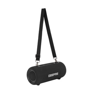 Geepas Waterproof Bluetooth Speaker GMS11199 | Portable Wireless Speaker with RGB Lights, USB/TWS Support, 10M Bluetooth Range, 3600mAh Battery & IPX5 Waterproof Design