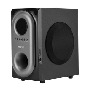 Geepas GMS7493N 2.1 Channel Multimedia Speaker | 40000W PMPO | Bluetooth, USB, SD Card, FM Radio, LED Display & Remote Control | Rich Bass | 2-Year Manufacturer Warranty