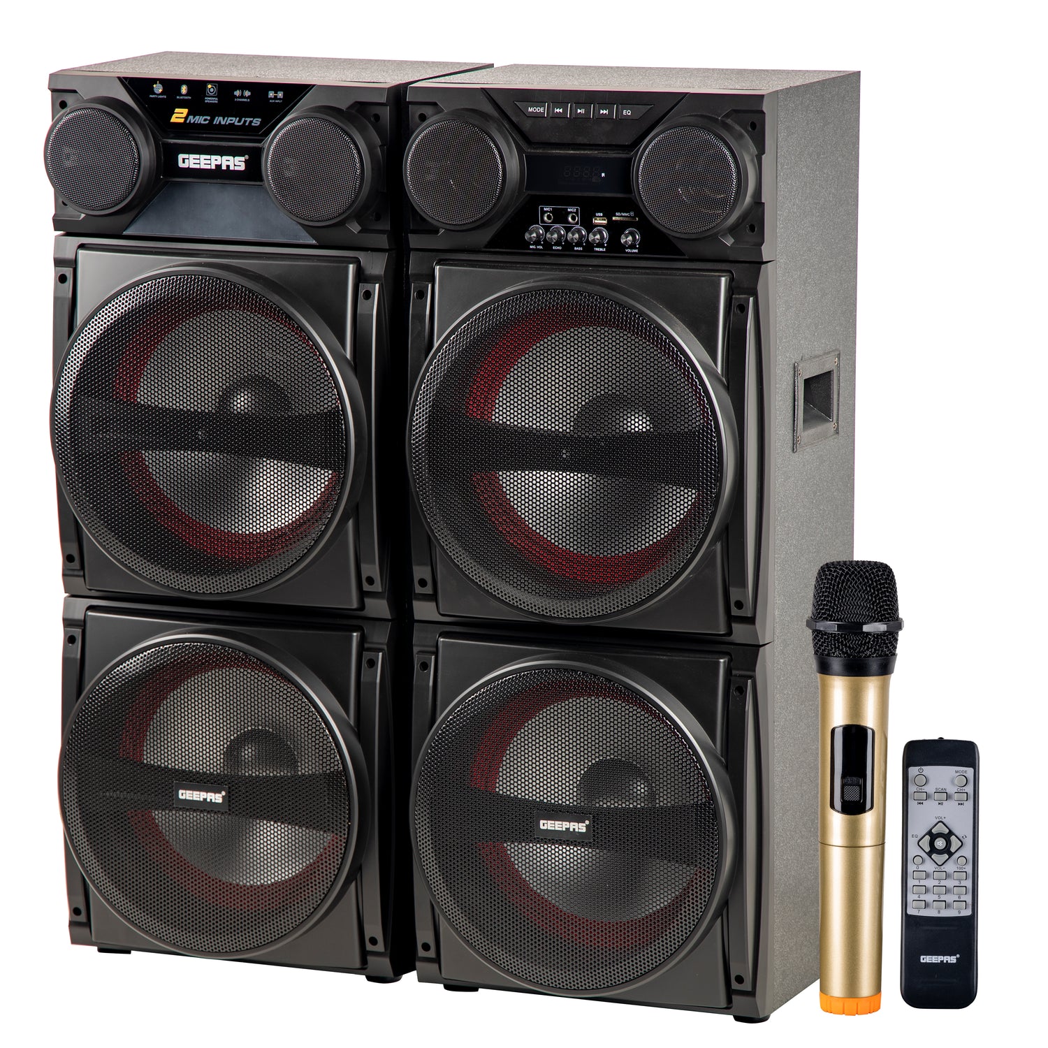 Geepas Hi-Fi Speaker System, Remote Control GMS8517