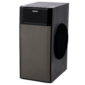 Geepas GMS8522 3.1 Channel Multimedia Speaker System | 40000W PMPO | Bluetooth| USB/SD/AUX Support | FM Radio| RGB Lights| LED Display| EQ Function|  2-Year Warranty