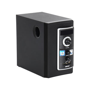 Geepas GMS8585 2.1 Channel Multi-Media Speaker System | 30000W PMPO Sound| Bluetooth | USB/SD/FM | LED Display | Remote Control | Built-in Amplifier | 2-Year Warranty