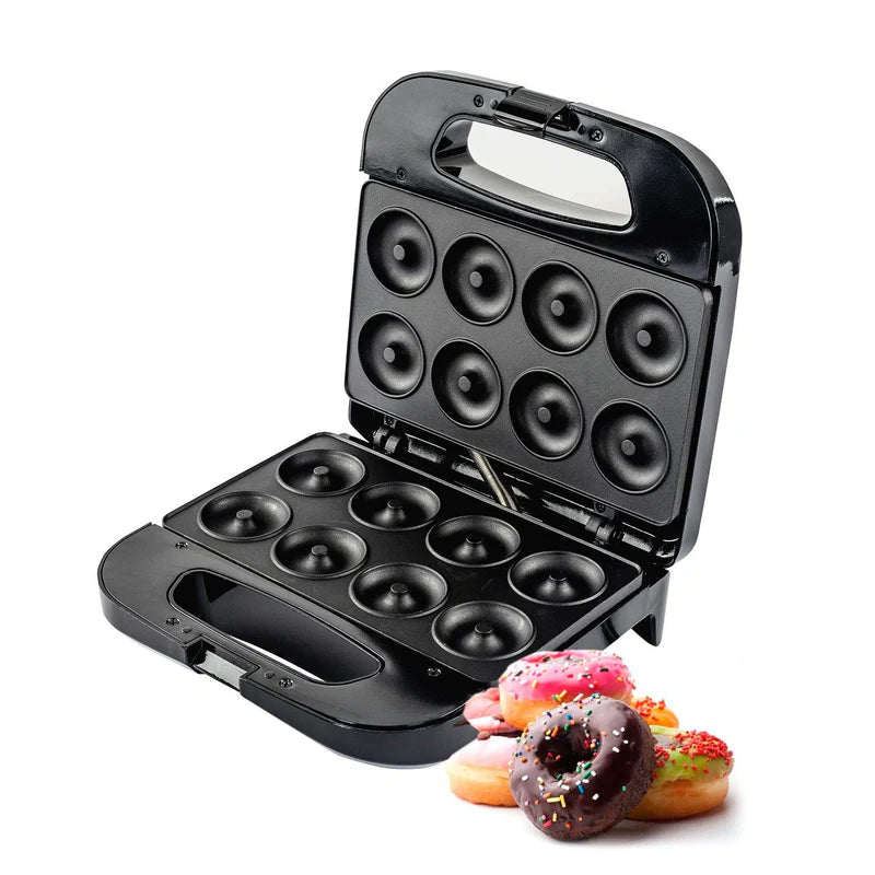Geepas Nut Maker GNM36531 | 12 Pcs Capacity| 750W Power| Non-Stick Plates| Cool-Touch Handle| Overheat Protection| Power & Ready Indicator Lights| |2 Years Warranty