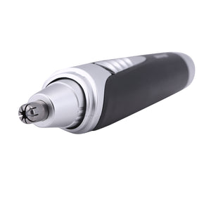 Geepas GNT8651 Nose & Ear Trimmer | Precision Cutting System | Wet & Dry Use| Battery Operated| Protective Cap & Cleaning Brush | Compact Design for Gentle Grooming