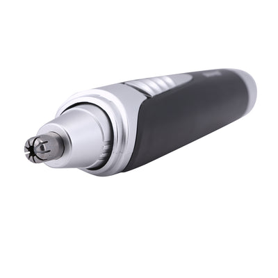 Geepas GNT8651 Nose & Ear Trimmer | Precision Cutting System | Wet & Dry Use| Battery Operated| Protective Cap & Cleaning Brush | Compact Design for Gentle Grooming