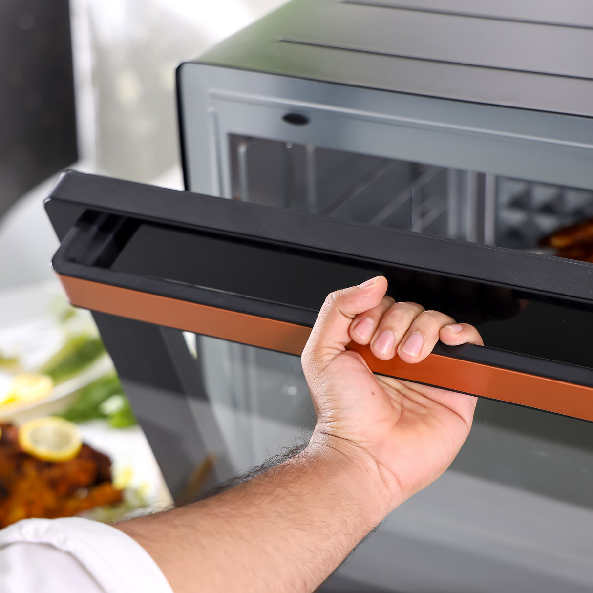 Geepas 100 L Multifunctional Oven- GO34059| 2800 W, Rotisserie, Convection Functions and Inner Lamp|  7 Stages Heating Selector, Adjustable Temperature| 2 Years Warranty