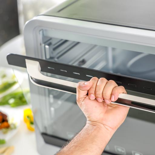 Geepas Electric Oven GO4406 | 100L Capacity | 2800W Power | Rotisserie & Convection Function | 4 Heating Stages | Adjustable Temperature Control | 2 Years Warranty