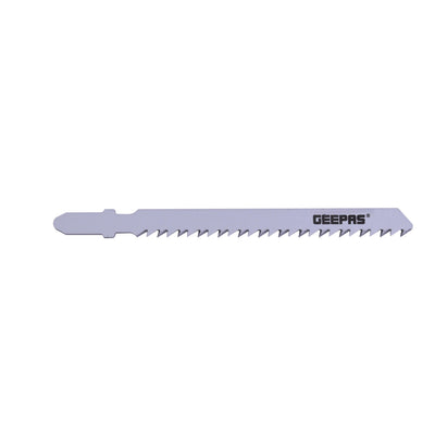 Geepas GPA59198 HCS Jigsaw Blades for Wood Cutting | High Carbon Steel Jigsaw Blade | Compatible with Standard Jigsaws, Fast, Fine, Scroll & Thick Wood Cutting Blades
