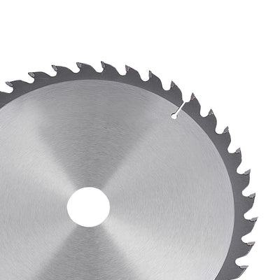 Geepas GPA59210 T.C.T Circular Saw Blade | 185mm x 30mm 40 Teeth| Carbide Tipped Wood Cutting Blade for Circular Saws| Precision Cutting Disc for Timber, MDF & Plywood