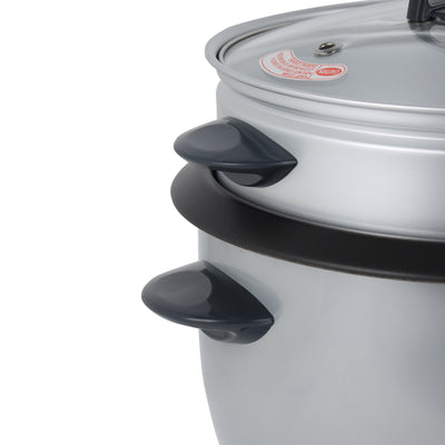 Geepas GRC4308 Multi Function Rice Cooker | 1.8L Capacity | Non-Stick Inner Pot | Saute, Steam, Keep Warm & Automatic Cooking System | Perfect for Daily Family Meals