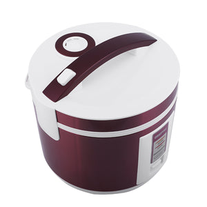 Geepas Stainless Steel Rice Cooker GRC4328 | 1.5L Capacity |Cook, Steam & Keep Warm | Durable Stainless Steel Body, Non-Stick Inner Pot & Easy to Clean | 2 Years Warranty