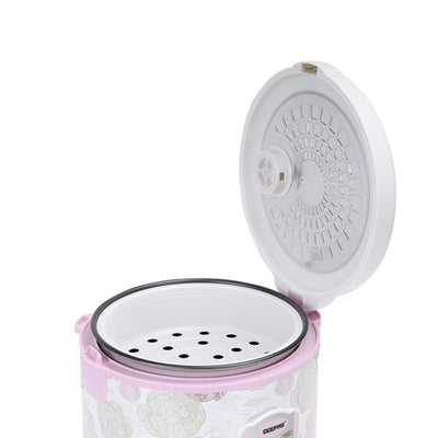 Geepas 1.5L Rice Cooker GRC4334 | 500W | Cook, Steam & Keep Warm Function | Non-Stick Inner Pot |  Easy Cleaning | Compact Design | Energy Efficient | 2 Years Warranty