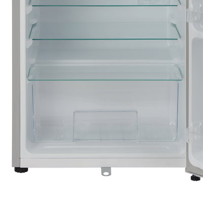 Geepas GRF119SPE 110L Single Door Defrost Refrigerator |92L Net Capacity |Quick Cooling technology |single door design | Mechanical temperature control |R600a refrigerant