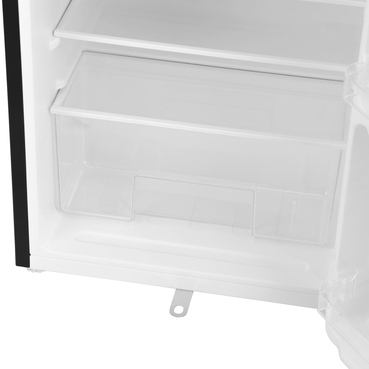 Geepas GRF1212BXE 120L Single Door Mini Defrost Refrigerator| 92L Net Capacity |Quick Cooling Technology | Low Noise Operation | Low Voltage Protection |1-Year r Warranty