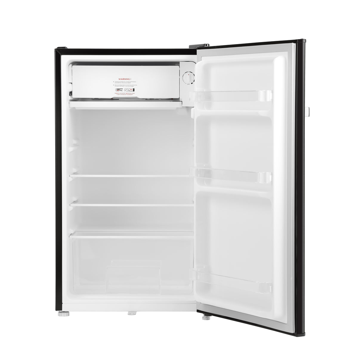 Geepas GRF1212BXE 120L Single Door Mini Defrost Refrigerator| 92L Net Capacity |Quick Cooling Technology | Low Noise Operation | Low Voltage Protection |1-Year r Warranty