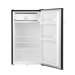 Geepas GRF1212BXE 120L Single Door Mini Defrost Refrigerator| 92L Net Capacity |Quick Cooling Technology | Low Noise Operation | Low Voltage Protection |1-Year r Warranty