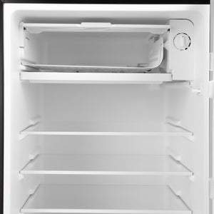 Geepas GRF1212BXE 120L Single Door Mini Defrost Refrigerator| 92L Net Capacity |Quick Cooling Technology | Low Noise Operation | Low Voltage Protection |1-Year r Warranty