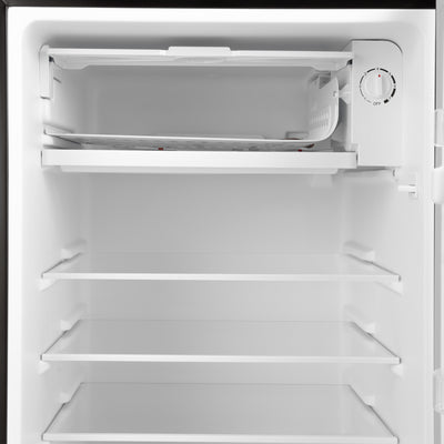 Geepas GRF1212BXE 120L Single Door Mini Defrost Refrigerator| 92L Net Capacity |Quick Cooling Technology | Low Noise Operation | Low Voltage Protection |1-Year r Warranty