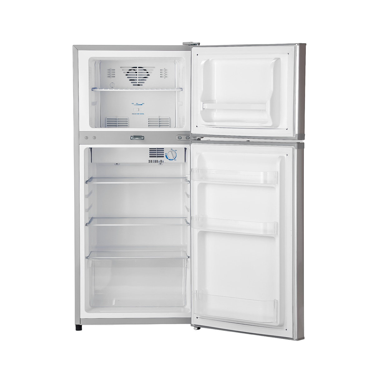 Geepas GRF2003SPN Double Door No Frost Refrigerator  200L | Quick Cooling | Low-noise operation | Eco-friendly refrigerant | Energy-efficient cooling performance