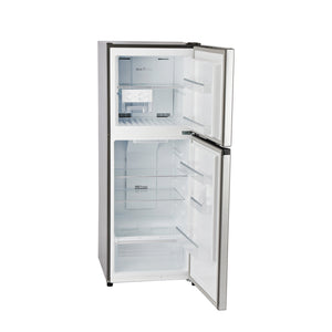 Geepas GRF2708WPN Total No Frost Double Door Refrigerator| 270L Gross Capacity |   Double Door Design | Quick Cooling System | Electronic Controls |Low Noise Operation