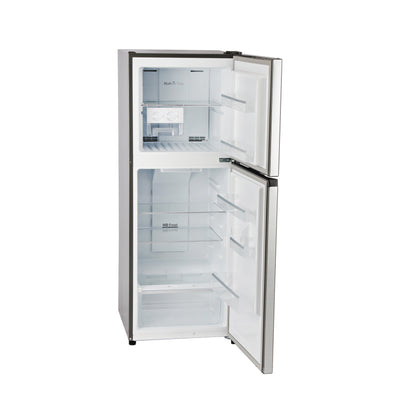 Geepas GRF2708WPN Total No Frost Double Door Refrigerator| 270L Gross Capacity |   Double Door Design | Quick Cooling System | Electronic Controls |Low Noise Operation