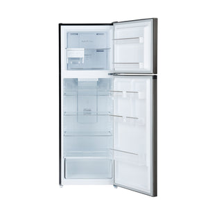 Geepas GRF4120SSXN 410L Double Door No Frost Refrigerator | Dual Temperature Setting| Quick Cooling| Long-Lasting Freshness| Low Noise & Energy Saving| 1 Year Warranty