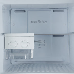 Geepas GRF4120SSXN 410L Double Door No Frost Refrigerator | Dual Temperature Setting| Quick Cooling| Long-Lasting Freshness| Low Noise & Energy Saving| 1 Year Warranty