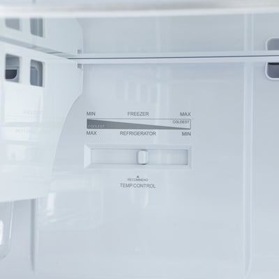 Geepas GRF4120SSXN 410L Double Door No Frost Refrigerator | Dual Temperature Setting| Quick Cooling| Long-Lasting Freshness| Low Noise & Energy Saving| 1 Year Warranty