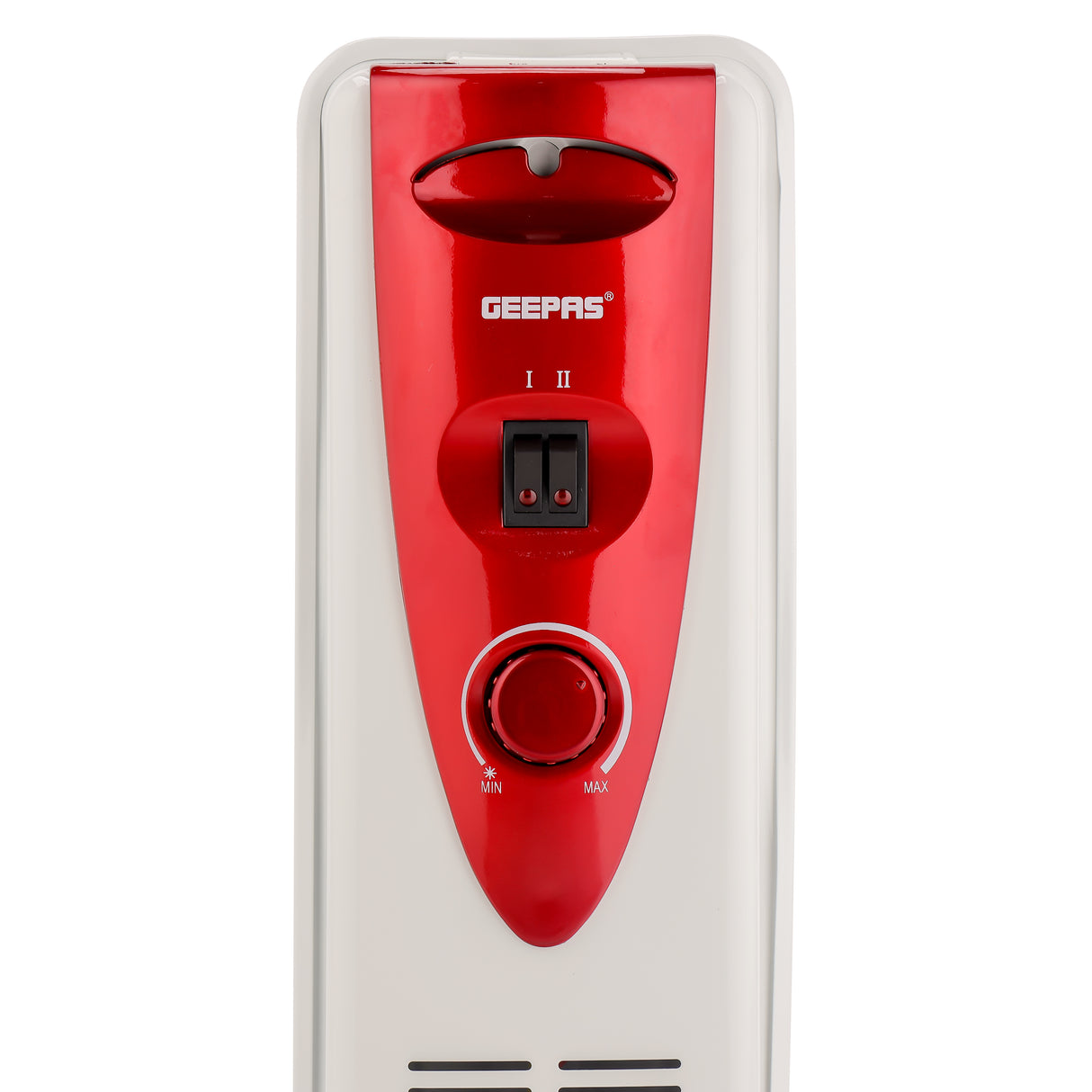 Geepas GRH28501 11 Fins Oil Filled Radiator Heater | Adjustable Thermostat | 3 Heat Settings | Silent Operation | Safety Protection & Castor Wheels for Home Heating