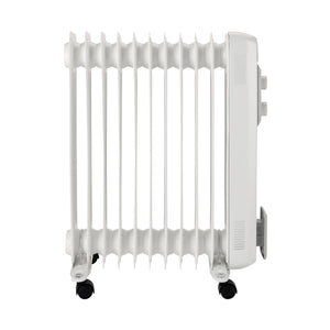 Geepas GRH28534UK 2500W Oil Filled Radiator Heater | 13 Fins| 3 Heat Settings| Adjustable Thermostat| Silent Operation| Overheat & Thermal Safety | 2 Years Warranty