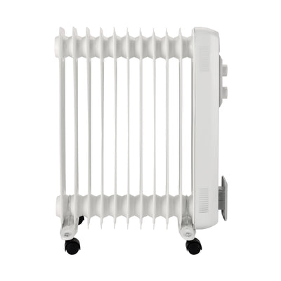 Geepas GRH28534UK 2500W Oil Filled Radiator Heater | 13 Fins| 3 Heat Settings| Adjustable Thermostat| Silent Operation| Overheat & Thermal Safety | 2 Years Warranty